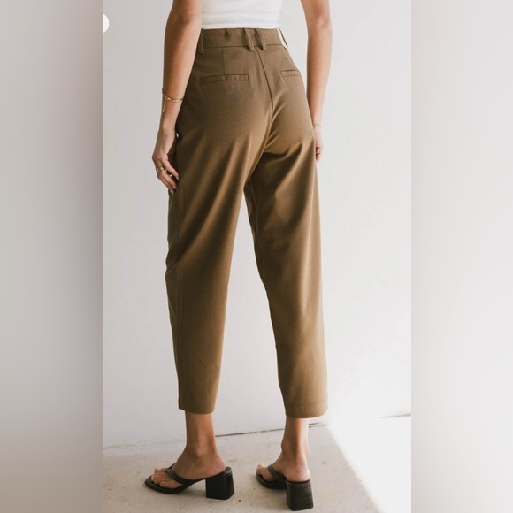 FRANK AND OAK AMELIA BALLOON PANT IN BROWN Sz 4 - Picture 14 of 14